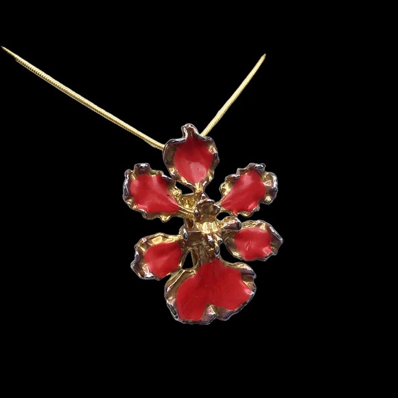 🔥6 for $20! Unique Gold & Enamel Necklace - Picture 4 of 13